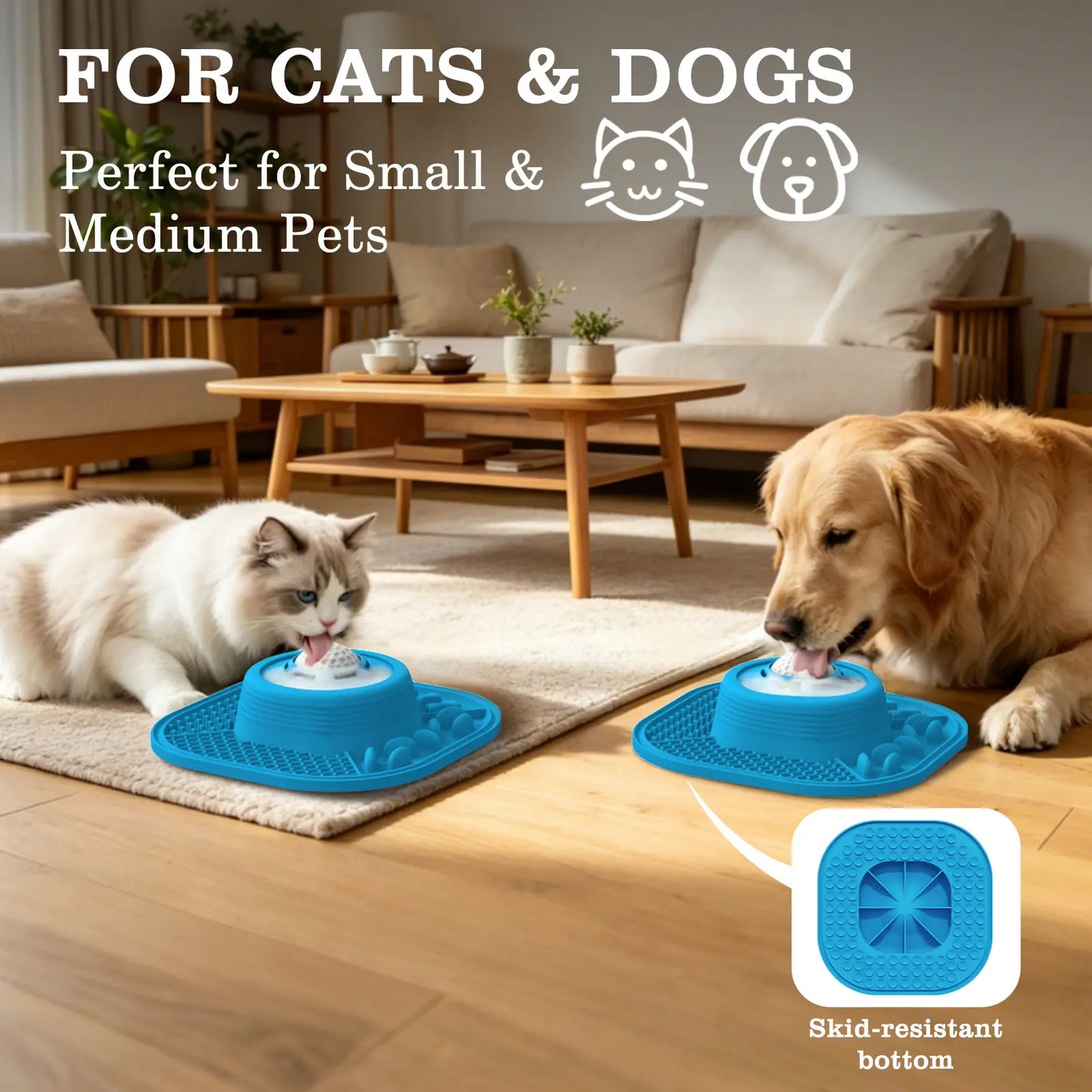 PawLove Slow Feeder Bowl for Dogs with Anti-Slip & Ball Design