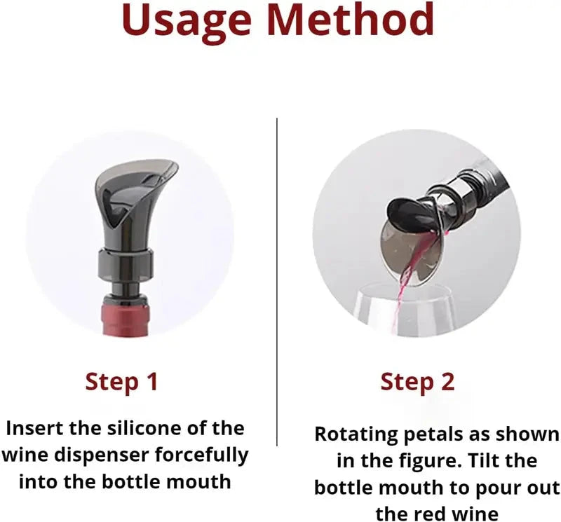 Twist-Lock Wine Aerator Stopper