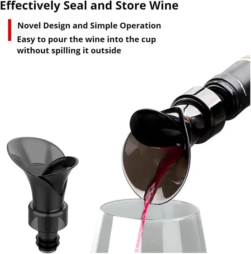 Twist-Lock Wine Aerator Stopper