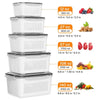5-piece set Stackable Produce Storage Container Set