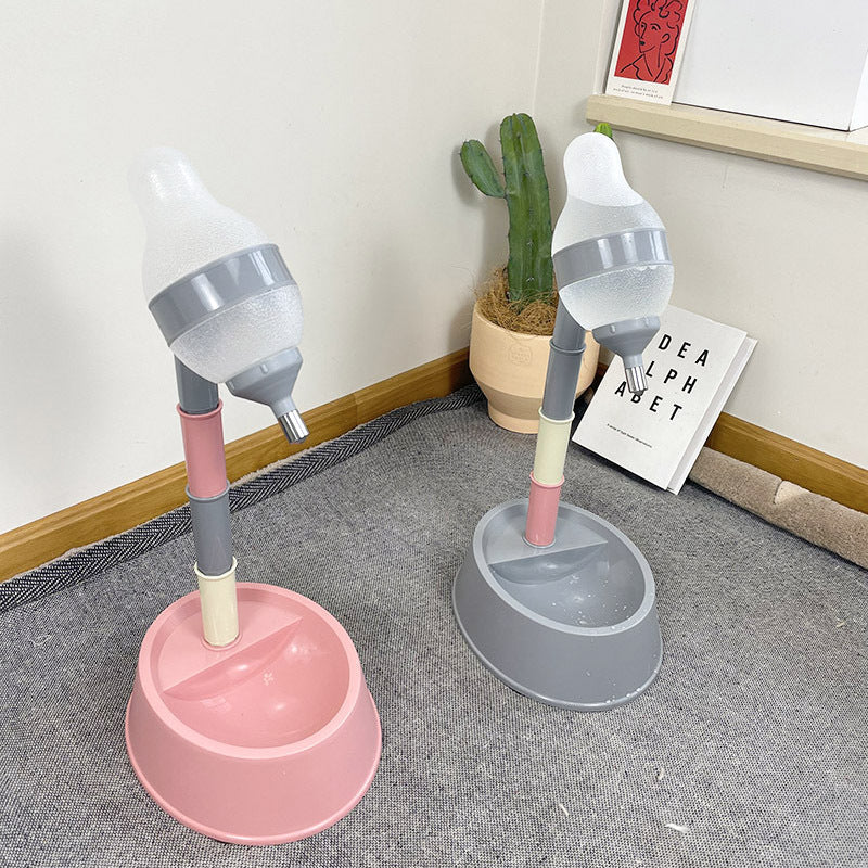 Automatic Pet Water Dispenser Stand Feeder Bowl Adjusting Height